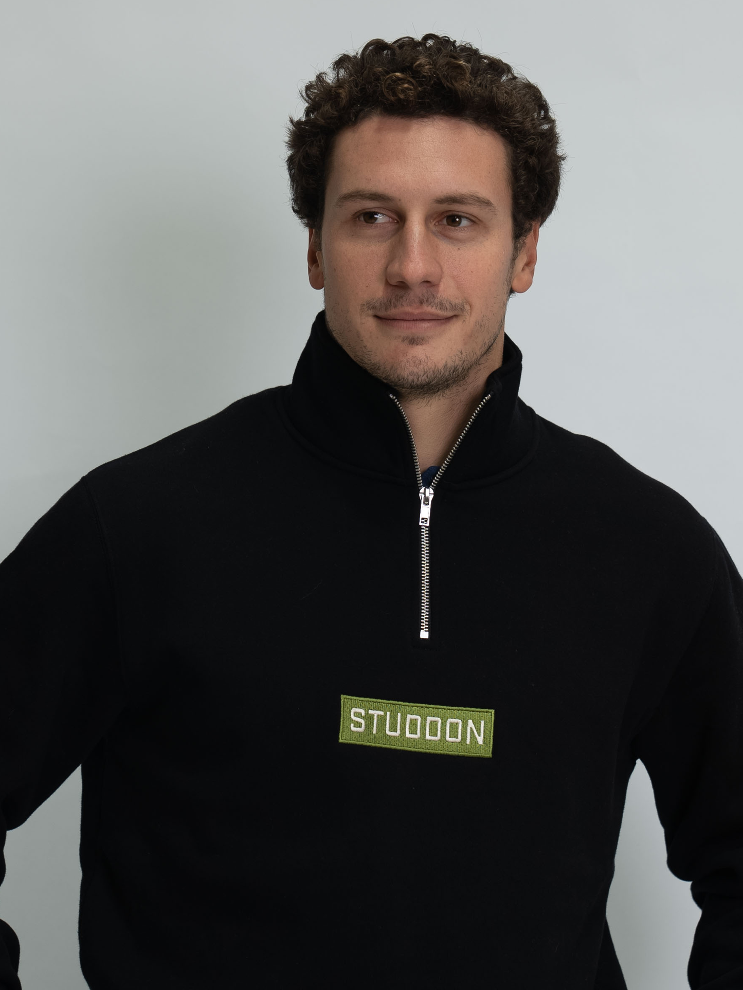 1/4 Zip Block Crew
