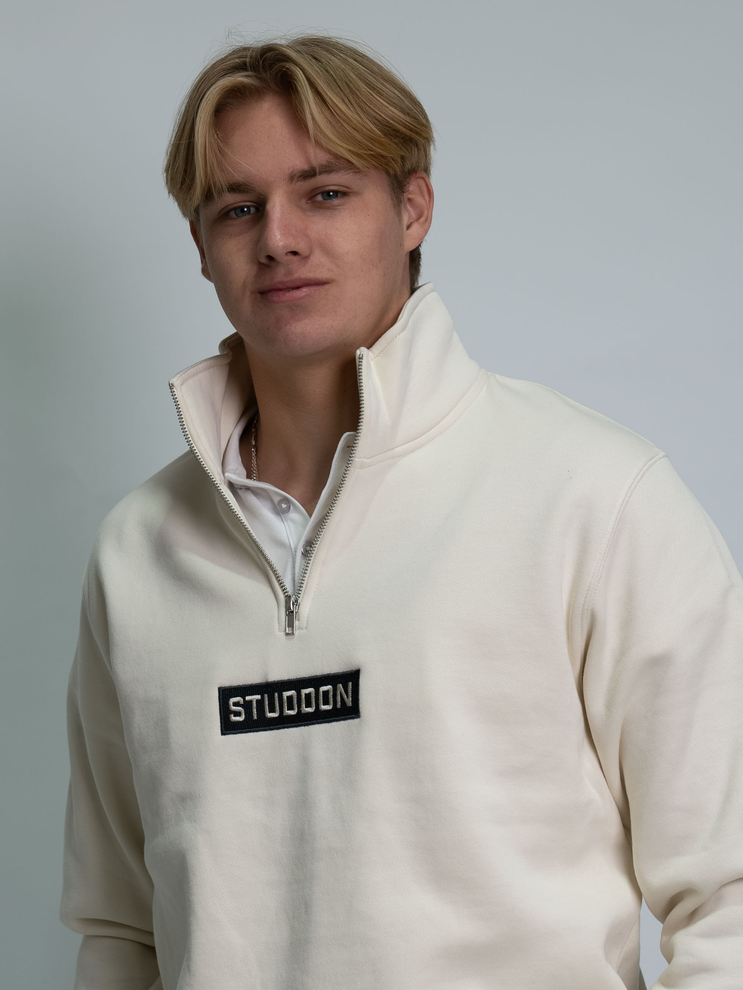 1/4 Zip Block Crew