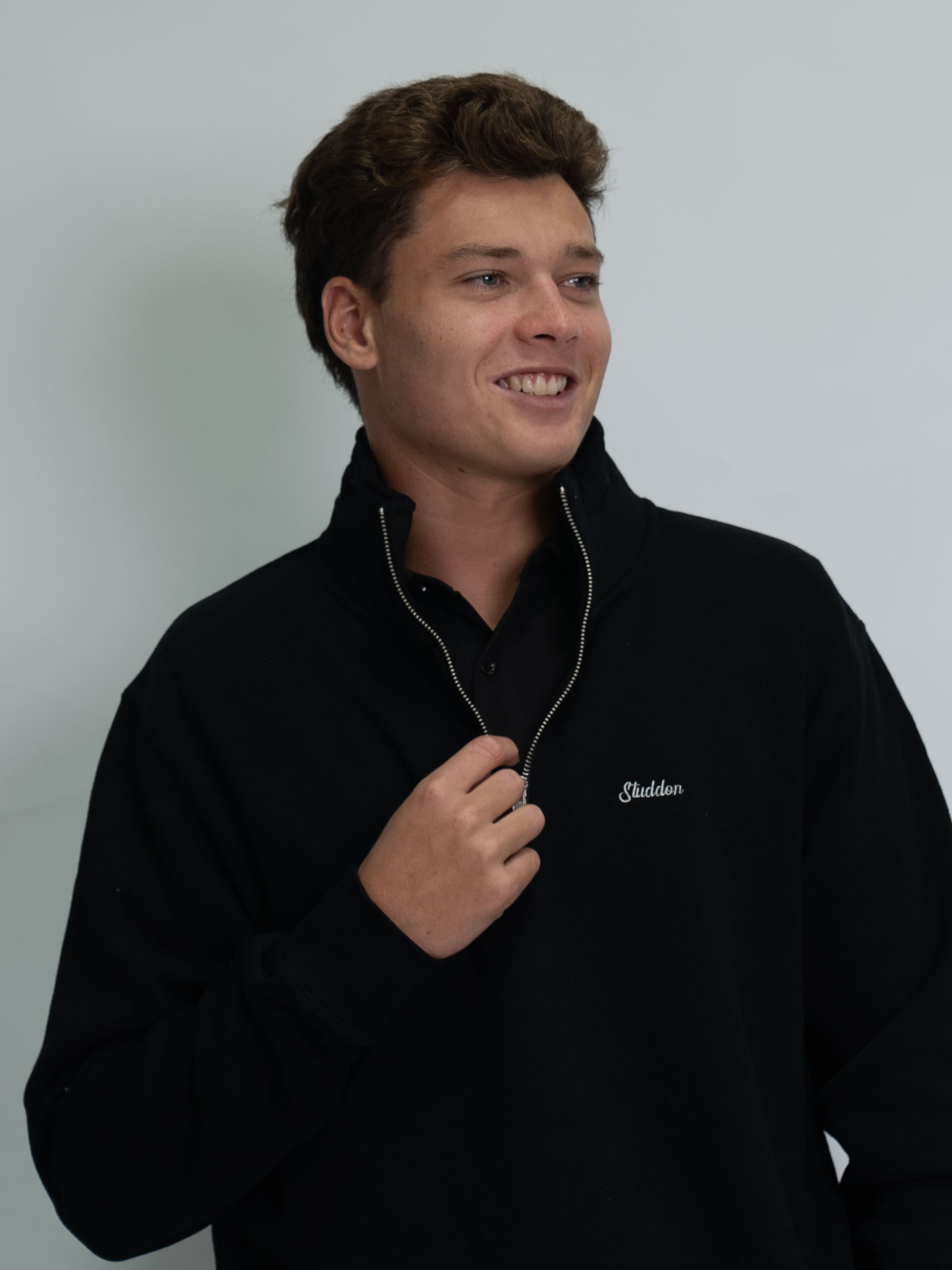 1/4 Zip Mini Script Crew
