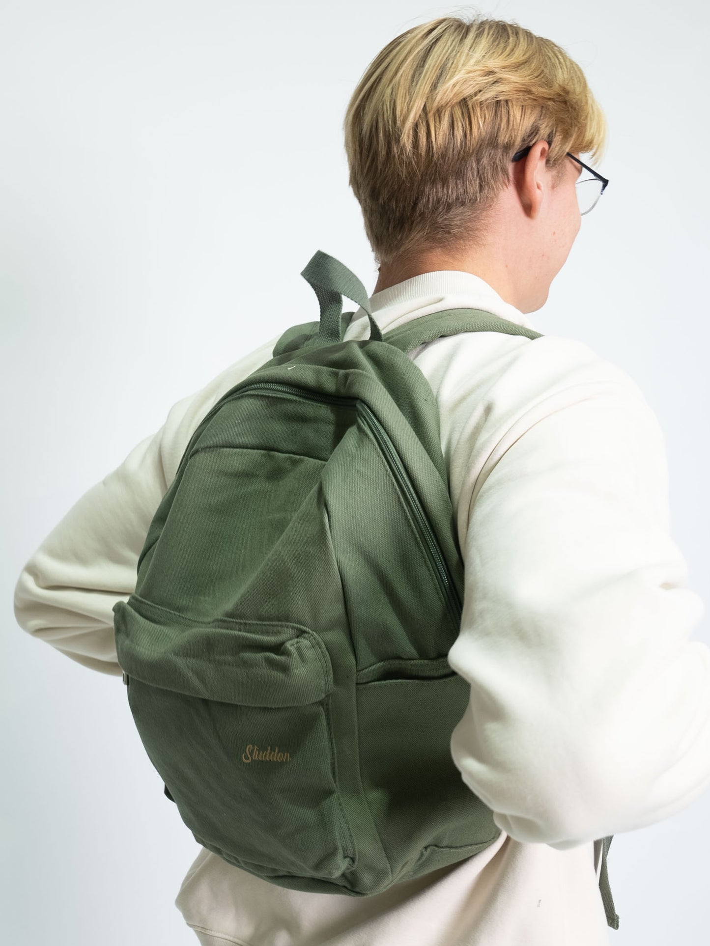 Canvas Backpack - Olive