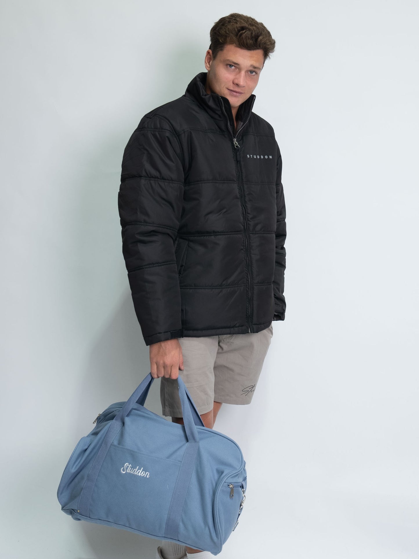 Canvas Duffle - Slate Blue